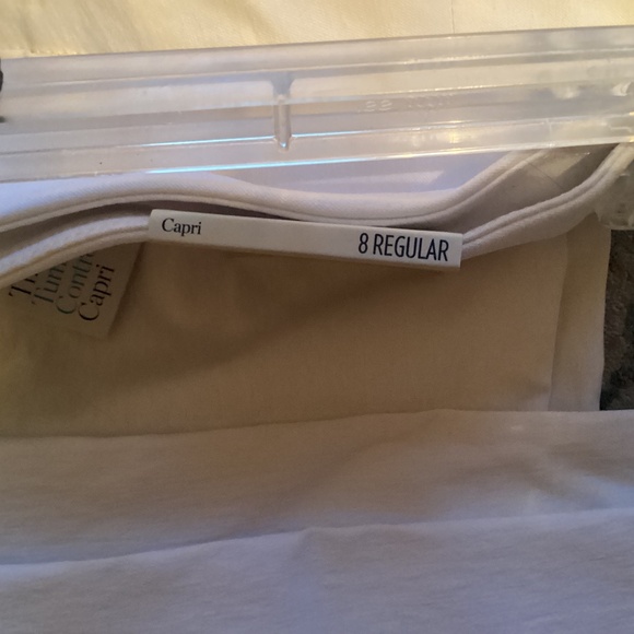 BNWT CROFT AND BARROW WHITE CAPRIS SIZE 8 regular - Picture 5 of 5